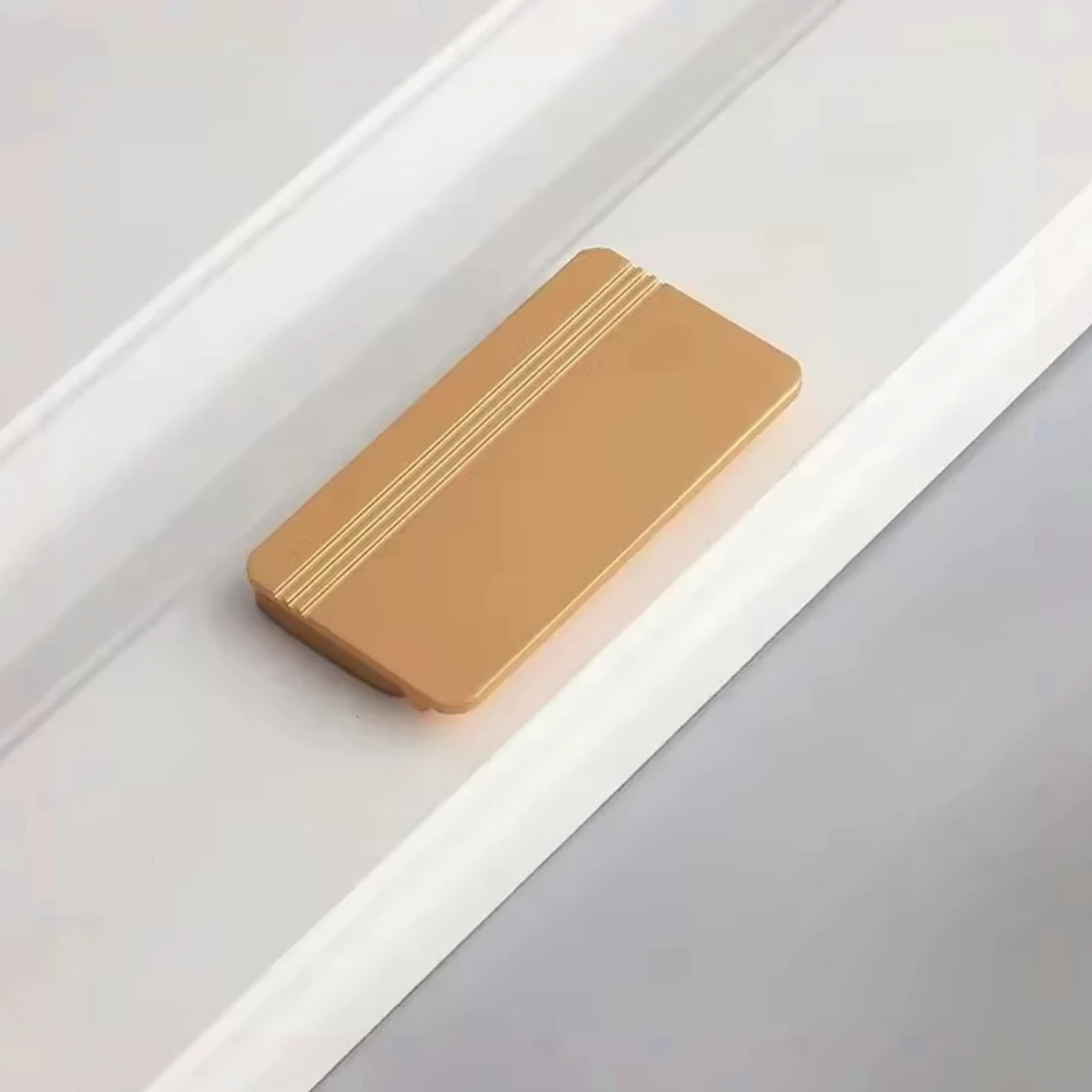 Modern Minimalist Drawer Aluminum Alloy Oxide Invisible Dark Handle Non Perforated Wardrobe Sliding Door Line Handle