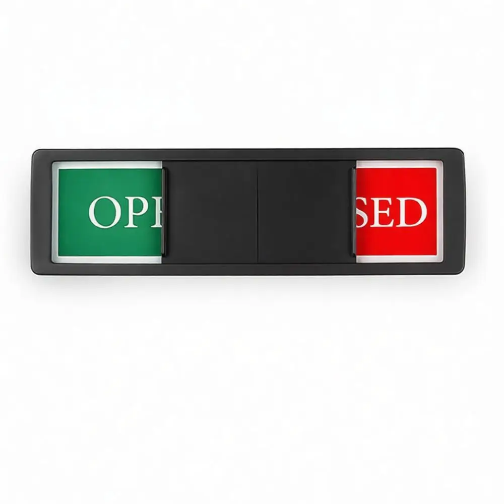 Magnetic Flip Open Closed Sign For For Weifan Kitchen Fridge Door Status Indicator Durable Synthetic Resin Home Decor