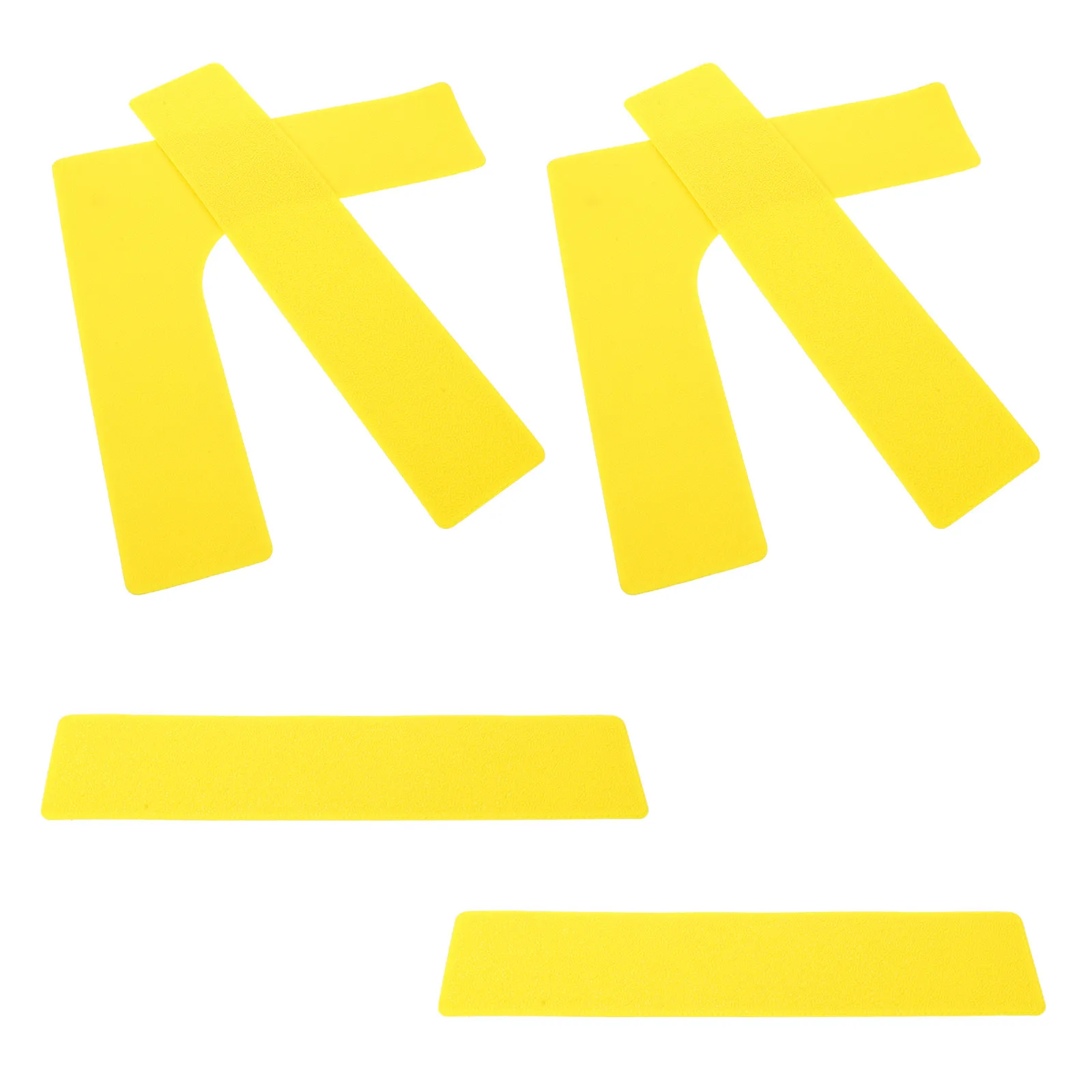 

10 Units Tennis Court Line Flooring Anti-Slip Textured Finish for All Weather Conditions Professional Grade Court Layout Mat