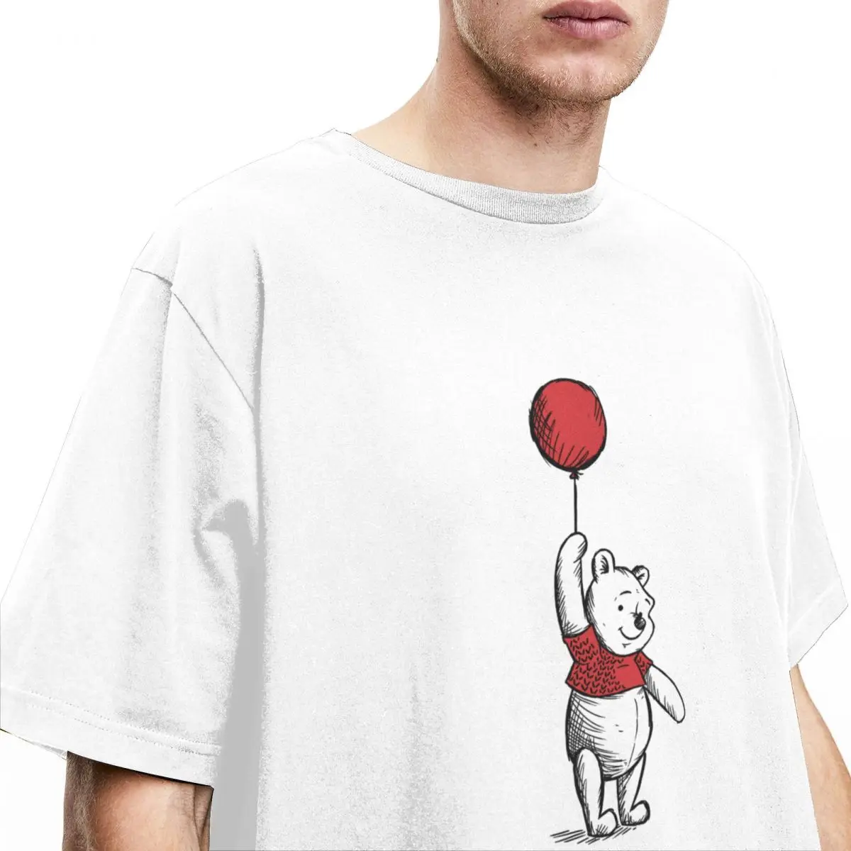 Winnie The Pooh for Men Women T Shirts Merch Novelty Tees T-Shirt Cotton All Seasons Clothing