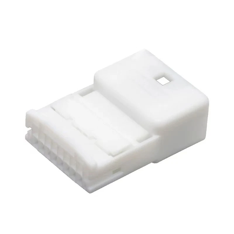 Automotive connector 1318382-1 connector 1565476-4 male and female 16 hole bent straight wire harness white plug