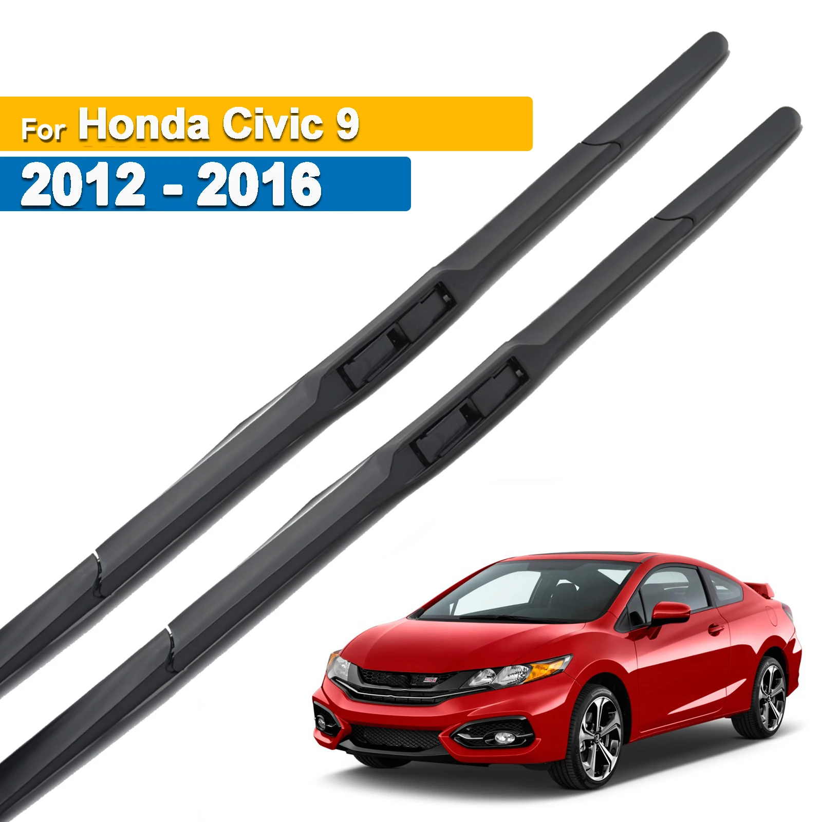 

Гибридные передние щетки стеклоочистителя Erick's для Honda Civic 9 Hatchback Tourer 2012-2016 Щетки для лобового стекла 26 "+ 18"