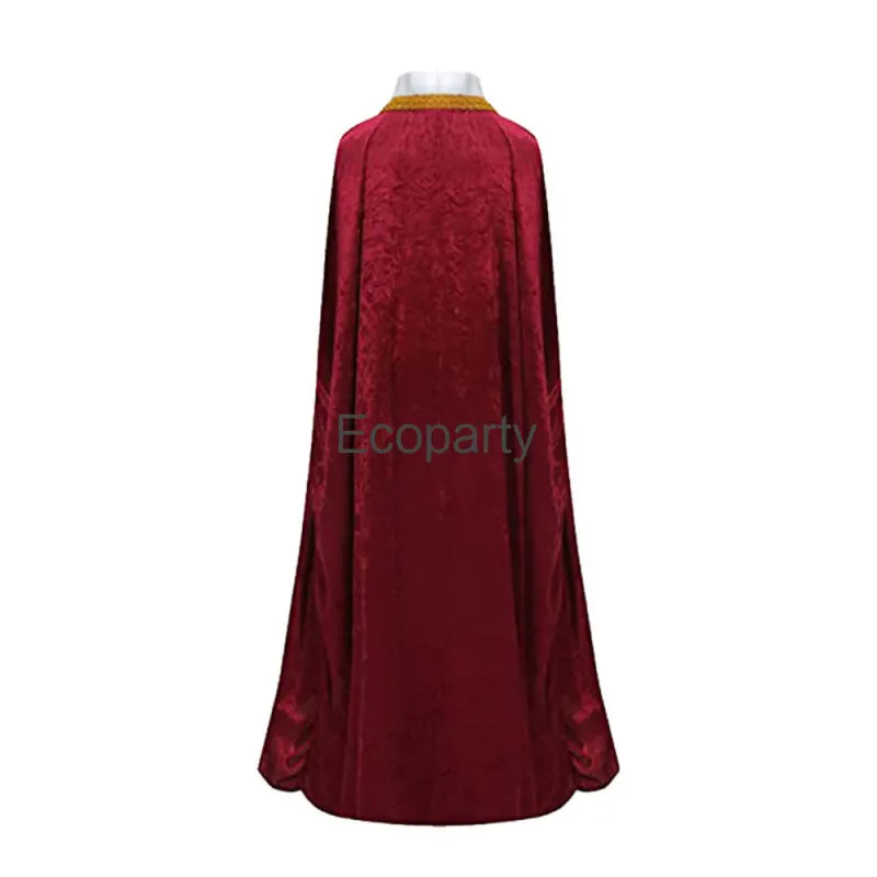 2023 mittelalter liche Vintage König Prinz Kostüm Erwachsenen Halloween Samt Umhang für Männer Frauen Königin rot Phnom Penh Schnürung Cape Outfits