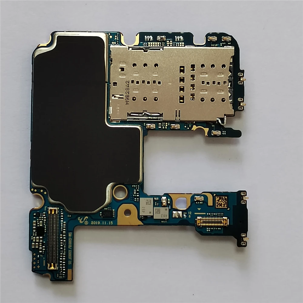 Imagem -02 - Reposição Desmontado Placa-mãe para Samsung Galaxy S20 Sm-g980f Europa Versão Acessórios 1pc Peças de