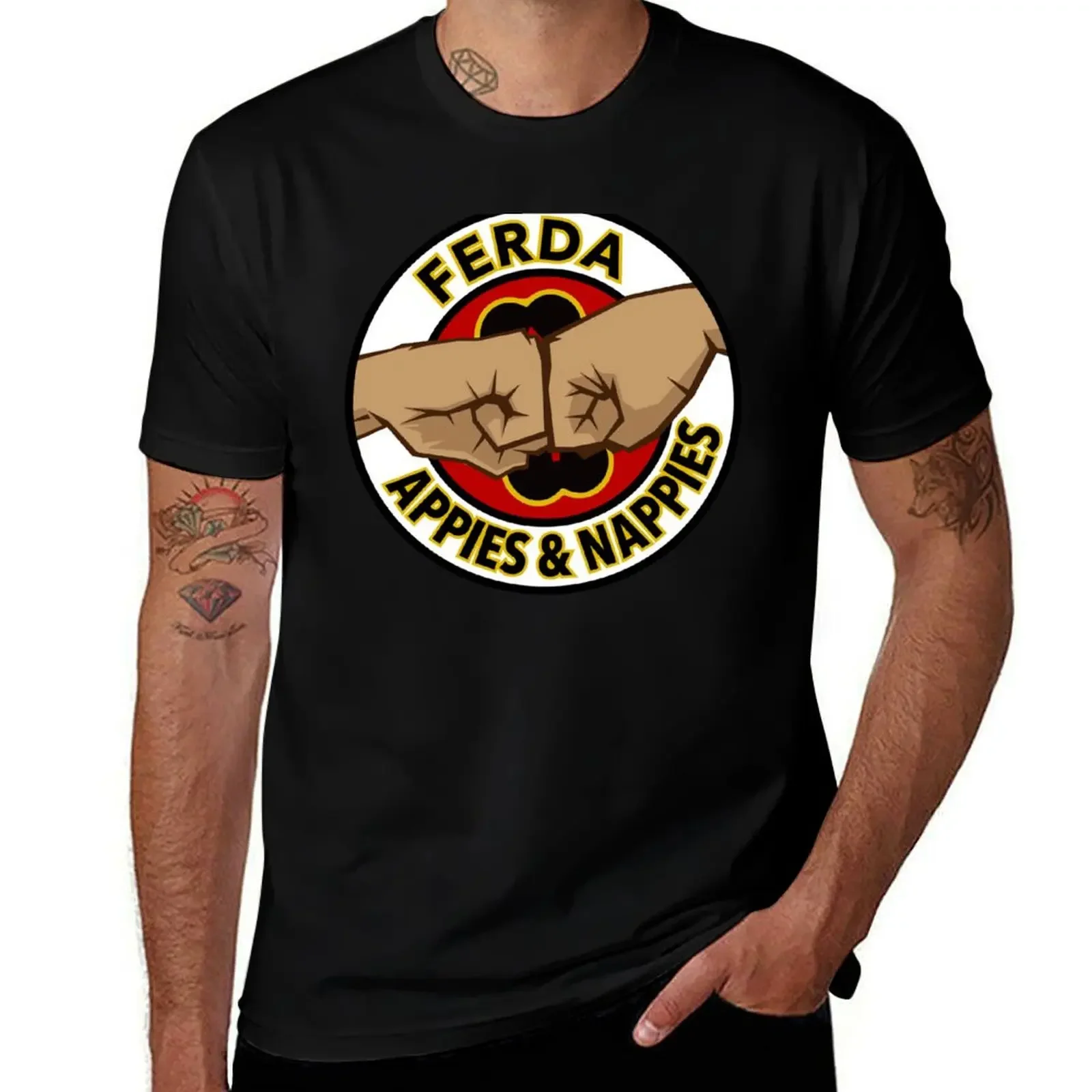 Ferda Appies & Nappies - Pound It T-Shirt graphic t shirt vintage summer 2025 korean fashion mens graphic t-shirts anime