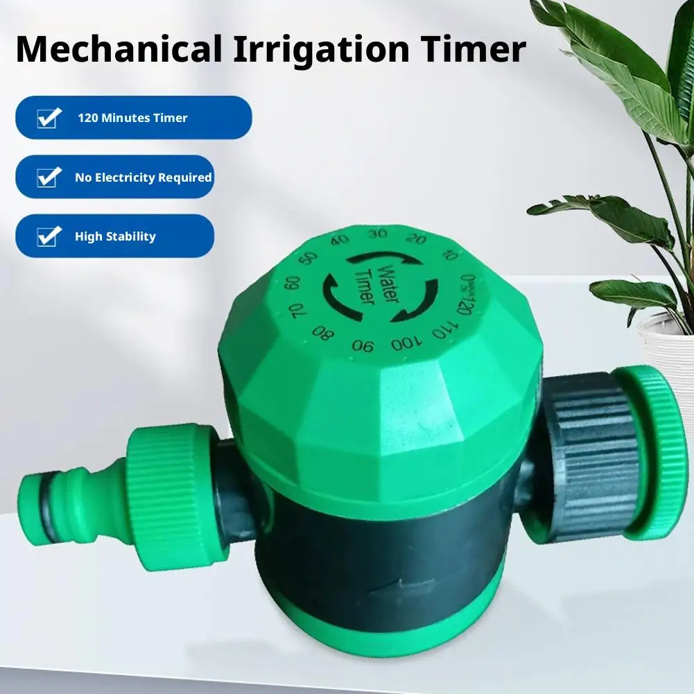 Adjustable 2 Hour Mechanical Irrigation Timer Garden Water Controller For Outdoor Faucet Water Pipe