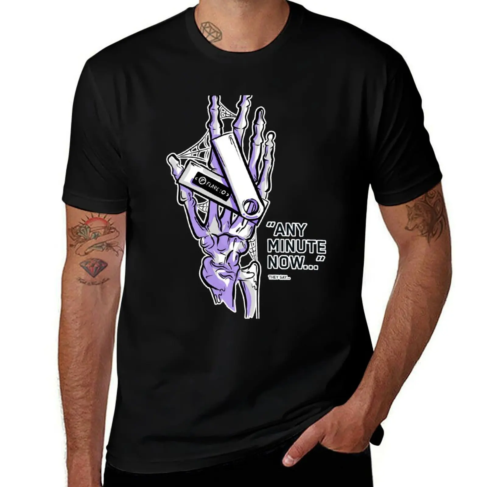 $FLR / FLARE ...still waiting T-Shirt customizeds hippie clothes mens t shirts casual stylish