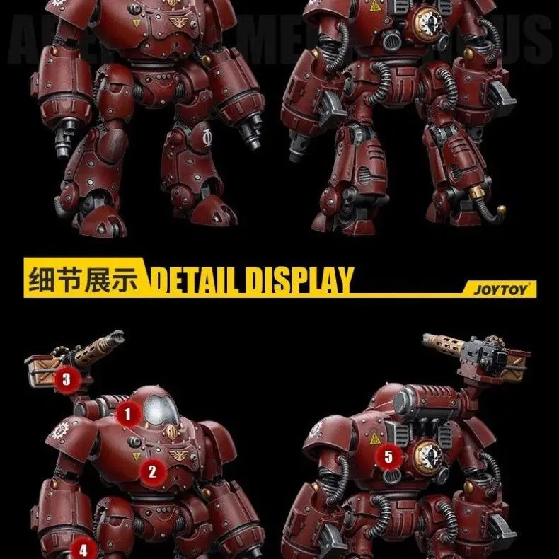 【IN VOORRAAD】JOYTOY Dark Source Warhammer 40K Adeptus Mechanicus Kastelan Robot met zware fosforblaster 1:18 speelgoedcadeau soldaat