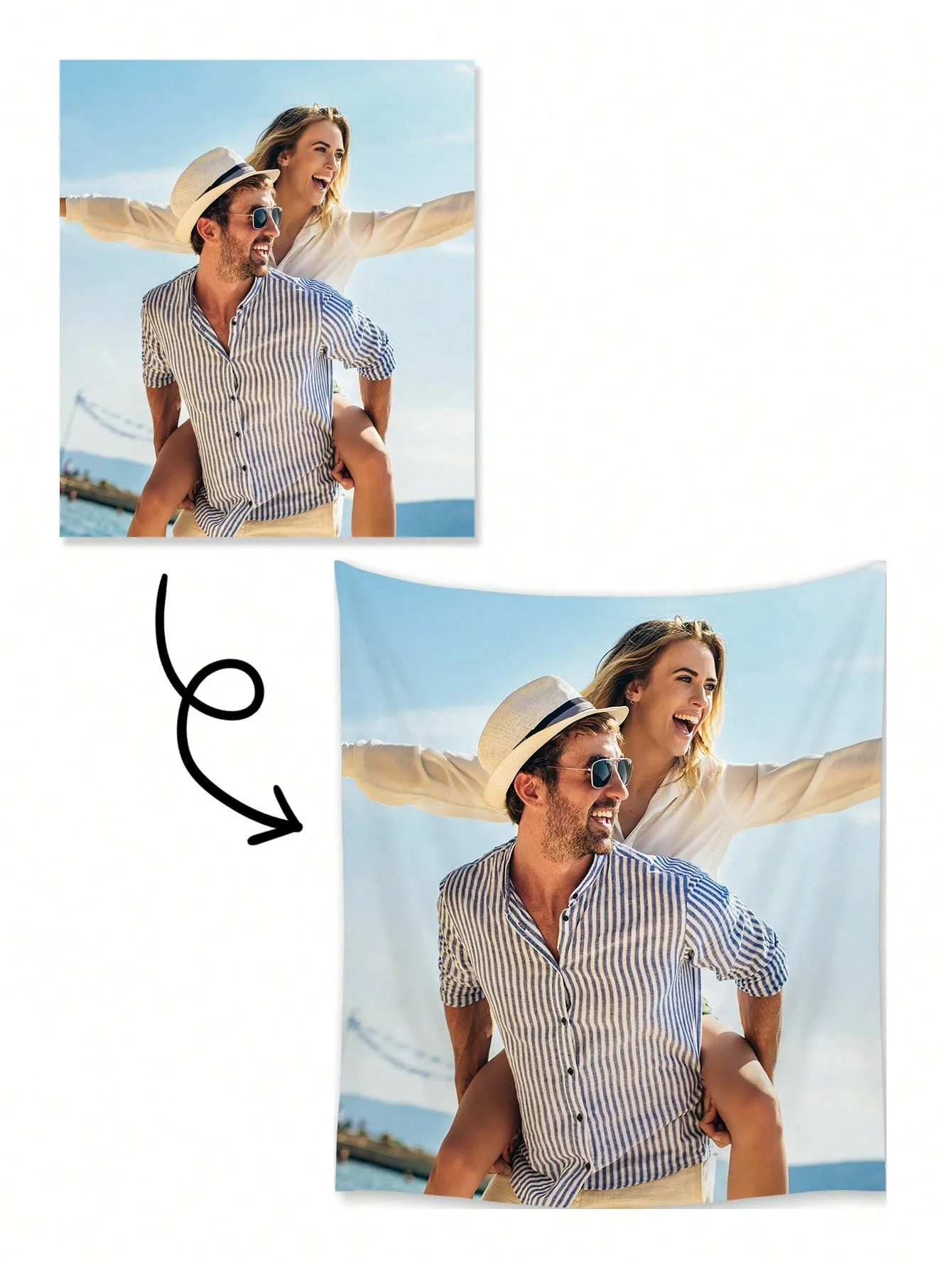 Your Exclusive Personalized Tapestry Customization, Your Personal Photo Background, Personal Preferences, Background Photo