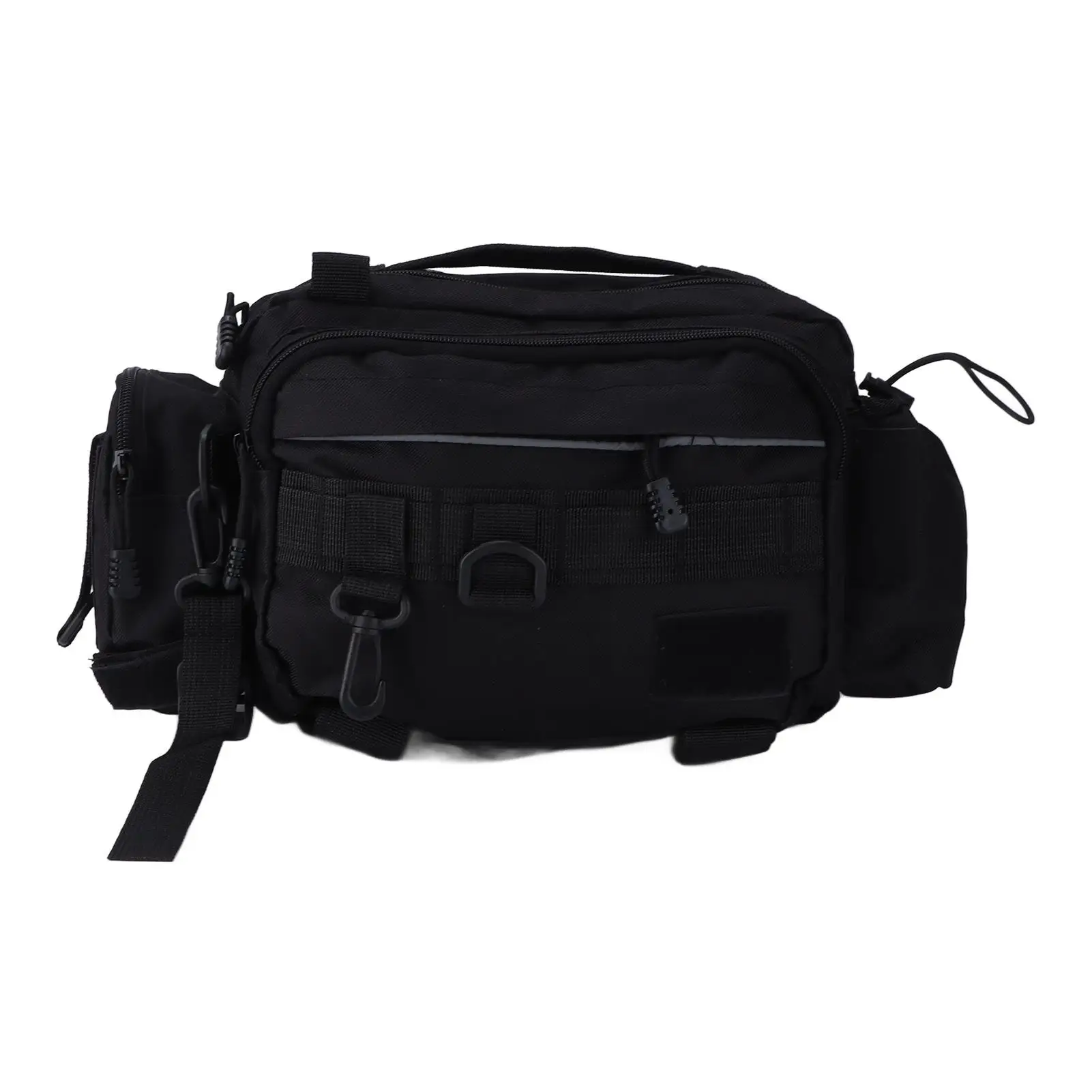 

Single Shoulder Fishing Rod Bag with Waist - Versatile Sling Pack for Tackle & Reel Accessories