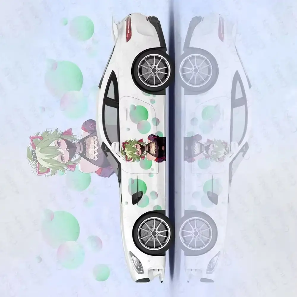 

Kuki Shinobu Genshin Impact аниме девушка наклейки на кузов автомобиля Itasha виниловая наклейка на боковую сторону автомобиля наклейка автомобильная декоративная пленка