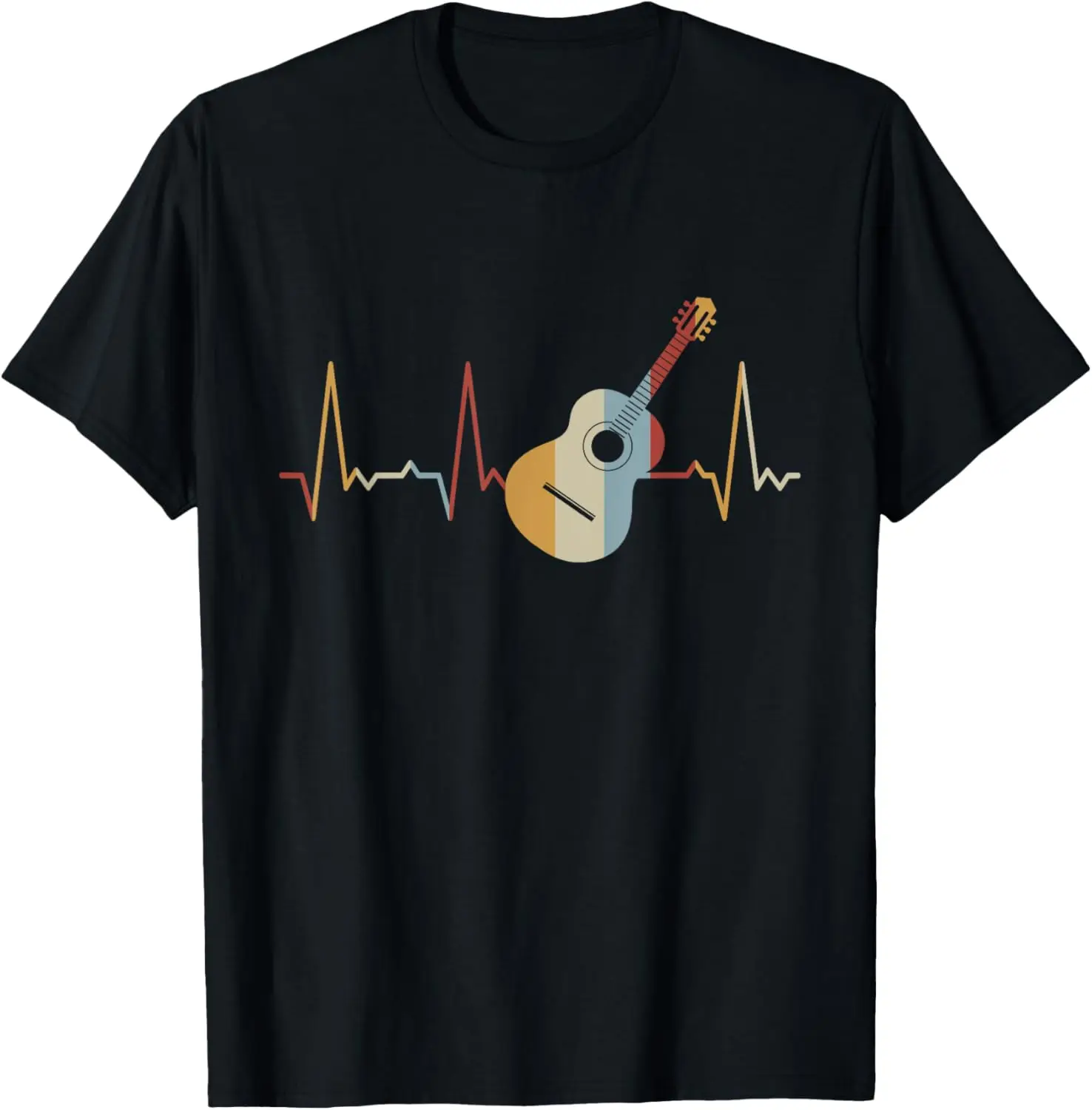 Koszulka z gitarą Heartbeat