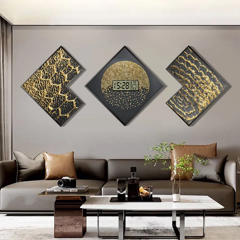 

Luxury Interior Wall Clocks Living Room Large Simple Digital Modern Wall Watch fashion Restaurant Reloj Pared Home Decoration
