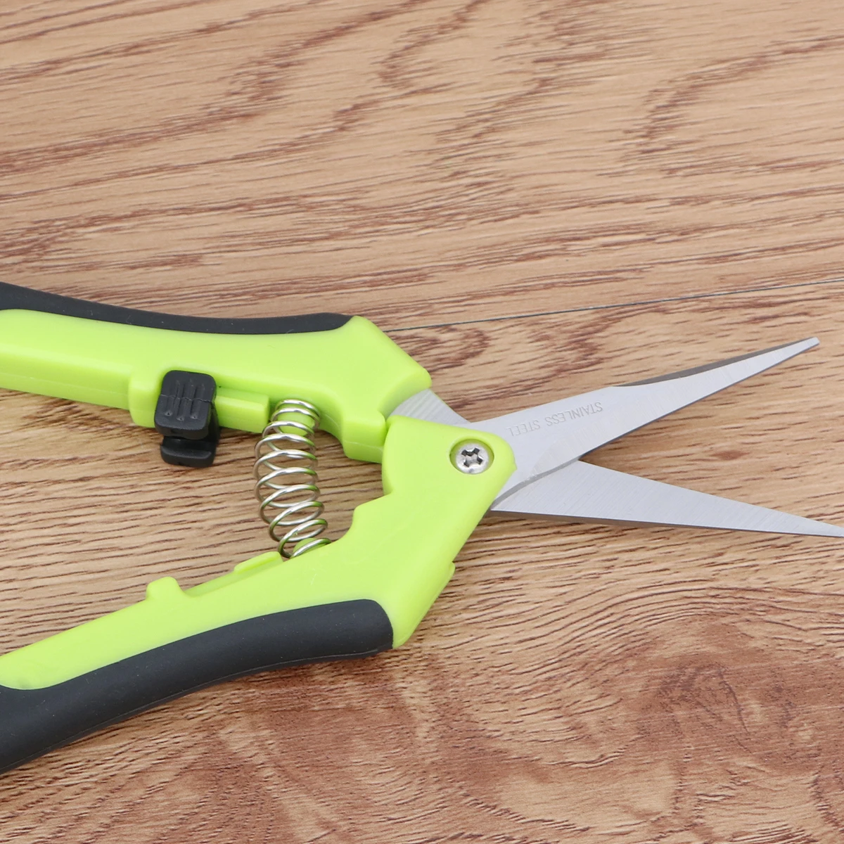 

2 pcs Pruning Shears Garden Scissors Shock Absorber Spring Loaded Cushion Non Slip H Stainless Steel Trimmer Tool