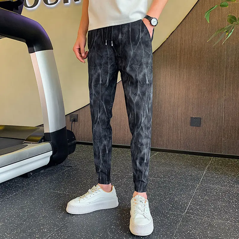 

Pocket Men's Casual Pants Cheap Clothes Classic Trend High Quality Low Price Stylish Plus Size Aesthetic Polyester Male Trousers
