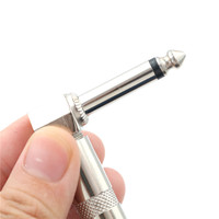 4pcs 1/4 Inch 6.35mm Jack Right Angle Male Mono Plug L-shape Connector For Guitar Audio Microphone Accessories