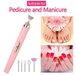 Nail File Cordless Nails Apparatus 5 in 1 Nail Grinder Nail Art Drill Set Electric Nail Drill Machine Nail Pedicure Drill