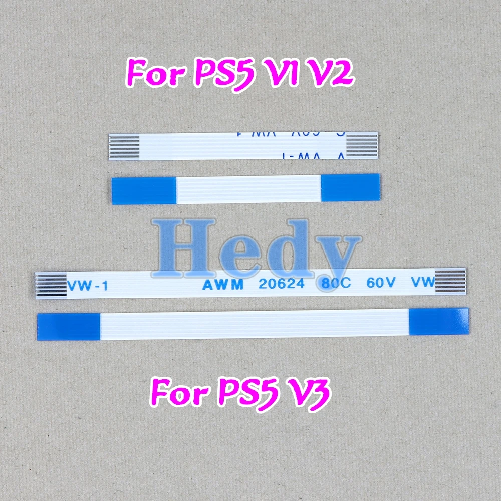 CâBle De RéParation Pour Console Playstation 5, 5 PièCes, Ruban Flexible Plat On/Off, 6 Broches
