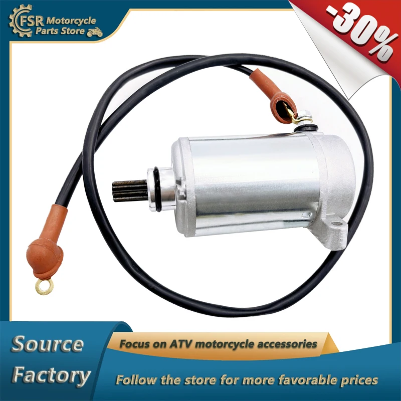 JIANSHE ATV starter motor 9T Fits JS400 Mountain Lion F3-D60000-0 Quad parts