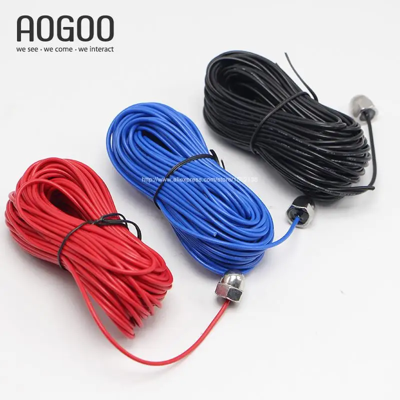 3Pcs/set 15m 3 Color IN 1 Stainless Steel Water Level Probe wire