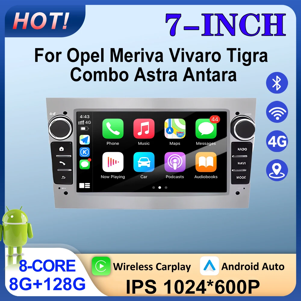 7 Inch For Opel Meriva Vivaro Tigra Combo Astra Antara Car Radio Multimedia Video Player GPS Navigation Tools WIFI Carplay
