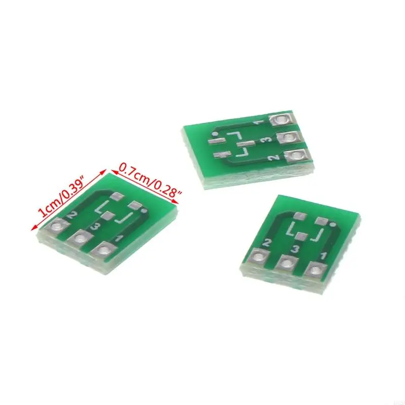 462D 10 Pcs Double-Side SOT23-3 To DIP SIP3 Adapter PCB Board DIY Converter