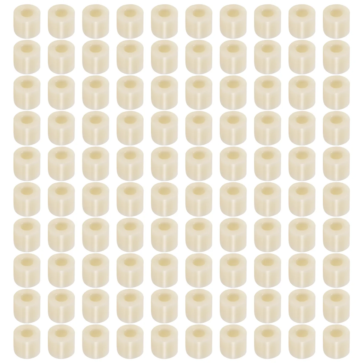 Arandela espaciadora de cilindro de plástico F-3C 7 mm x 3,2 mm x 6 mm 100 piezas