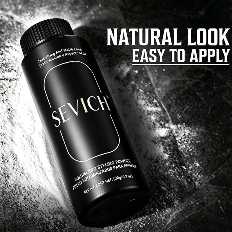 Unisex Hair Styling Powder Add Volume Matte Finish Hair Defining Powder Strong Hold Texturizing Non Greasy Hair Fluffy Powder