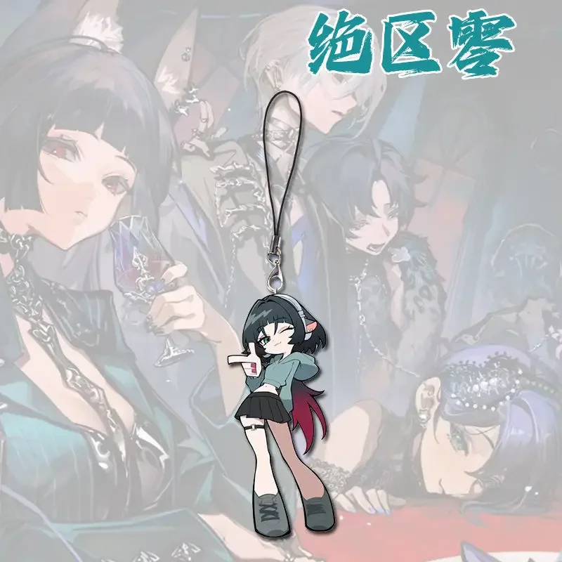 Anime Zenless Zone Zero Nicole Demara Von Lycaon Cosplay teléfono cuerda cadena mochila adorno colgante regalos de cumpleaños niños niñas