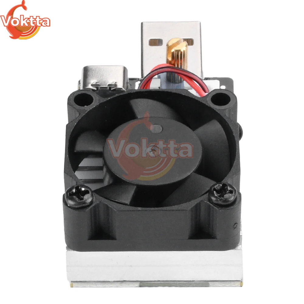 Tester obciążenie USB Tester baterii regulowany starzejący się moduł rozładowania prądu stałego Tester rezystancji DC 3.7-20V 3A 25W