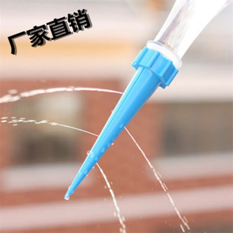 16Pcs Plastic Self Watering Device Auto Drop Irrigation Water Seepage Device Plant Watering Tool For Home Blue Green