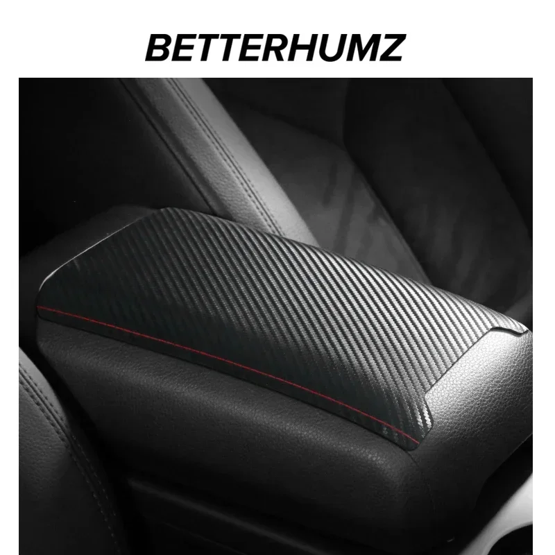 For Porsche Macan 2014-2024 Made of Alcantara Center Console Armrest Box Cover Panel Trim Pad Car Interior Tuning Accessories