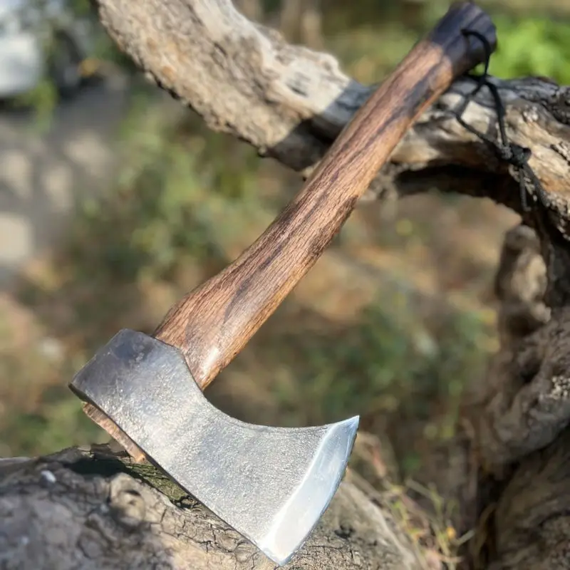 Creative Qixing New Outdoor Axe Niman Axe Camping Chopping Woodworking Axe 65 Manganese Steel Forged Portable