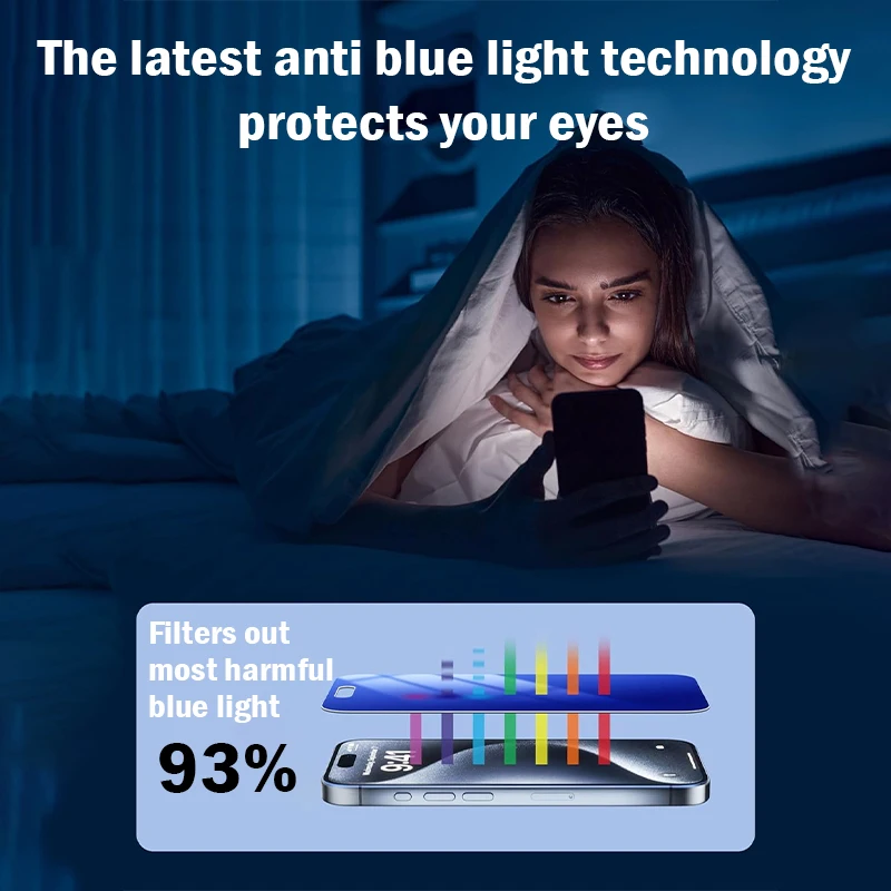 블루 라이트 방지 강화 유리, 삼성 갤럭시 M55 M55S M53 M34 M14 M05 M35 M54 M04 M23 M33 M15 M52 스크린 보호대, 2-4 개