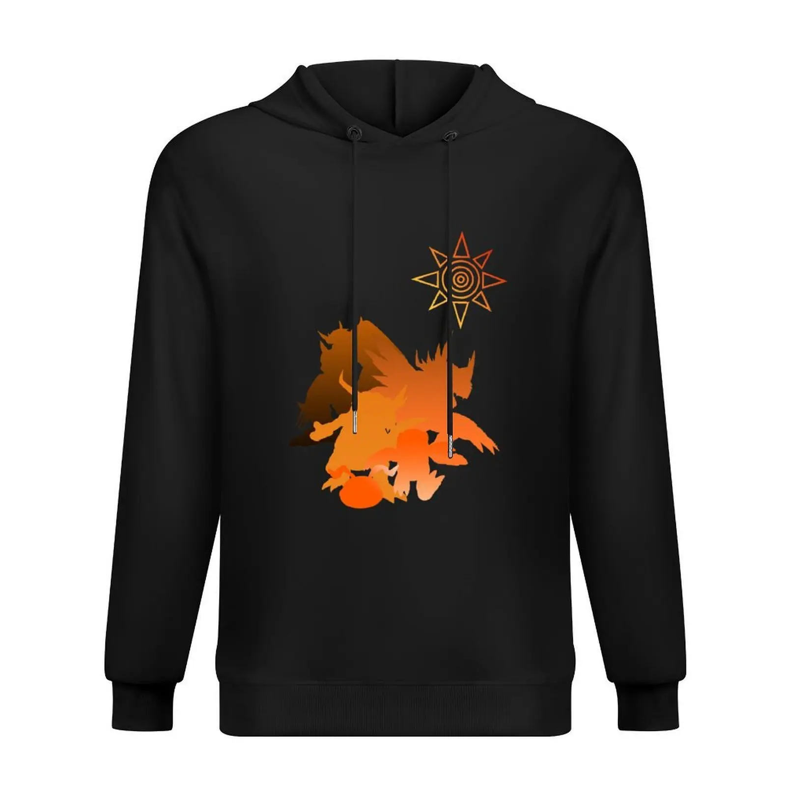 

digimon adventure Crest of courage design Hoodie autumn new products mens clothes korean clothes men clothes big size hoodie