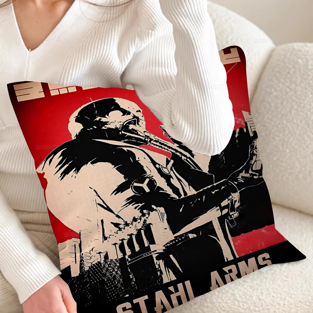 Killzone Propaganda Video Game Cushion Cover Pillowcase Upholstery Sofa Throw Pillow Home Decor Pillowcas