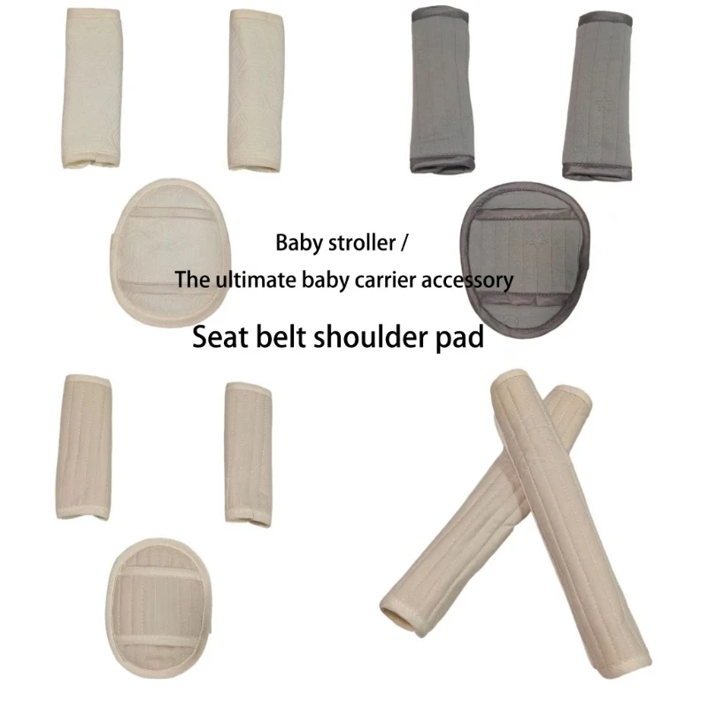 J15U Breathable Pram เข็มขัดป้องกัน Pad รถเข็นเด็กสายคล้องไหล่ GUARD เบาะทารกรถเข็นเด็กไหล่เข็มขัด