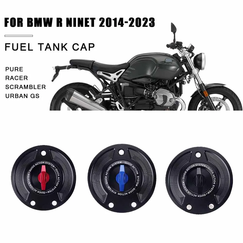 

NEW Motorcycle Accessories Fuel Tank Cap Cover CNC For BMW R NINE T R9T Pure/Racer/Scrambler/Urban GS 2014-2023