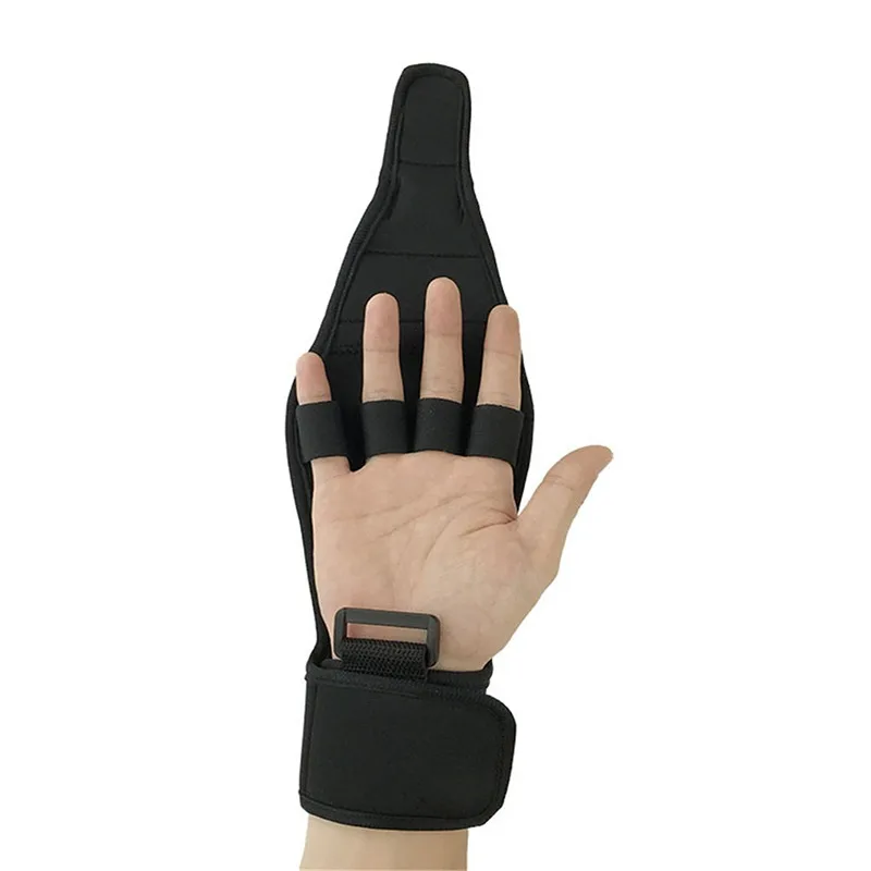 

Fitness Finger Rehabilitation Auxiliary Gloves Grip Splint Finger Hand Impairment Fixed Hand Glove Hot