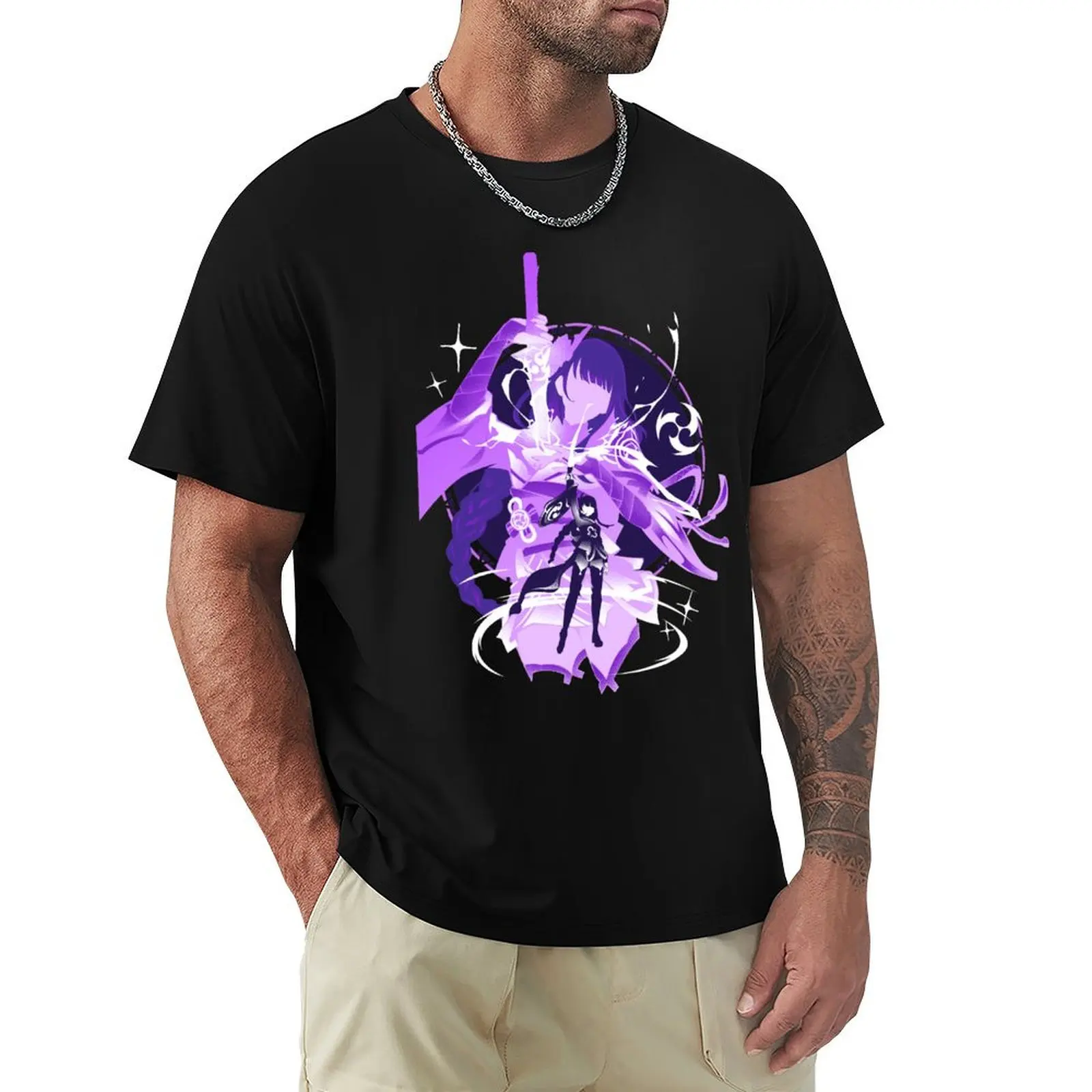 Electro Raiden Shogun T-Shirt Running Performance Short Sleeve Tee