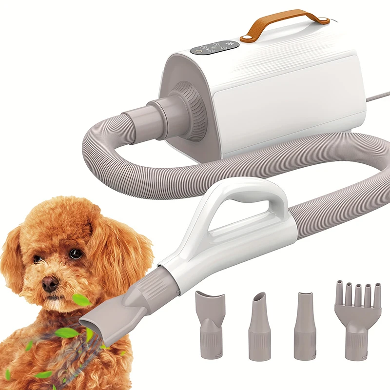 

Professional Household High Velocity High Power Drying Force Dryer Pet Hair Grooming Blower for Dogs and Cats