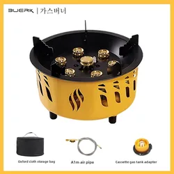 20000W Camping Stove Strong Fire Power Portable Tourist Camping Burners Folding Hiking Picnic BBQ Cooking Equipment Gas Stove