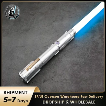 TXQSABER Lightsaber BEN SE Neo Pixel SNV4 Pro Smooth Swing Laser Sword Metal Handle Heavy Duty Dueling Jedi Replica Cosplay Toys