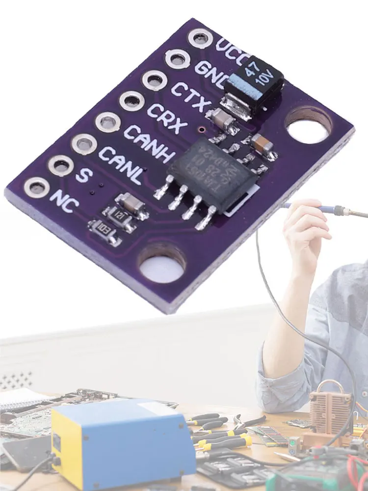 CJMCU-1051 TJA1051 Modul Transceiver CAN Kecepatan Transfer Tinggi Papan Breakout Transceiver CAN Konsumsi Daya Rendah