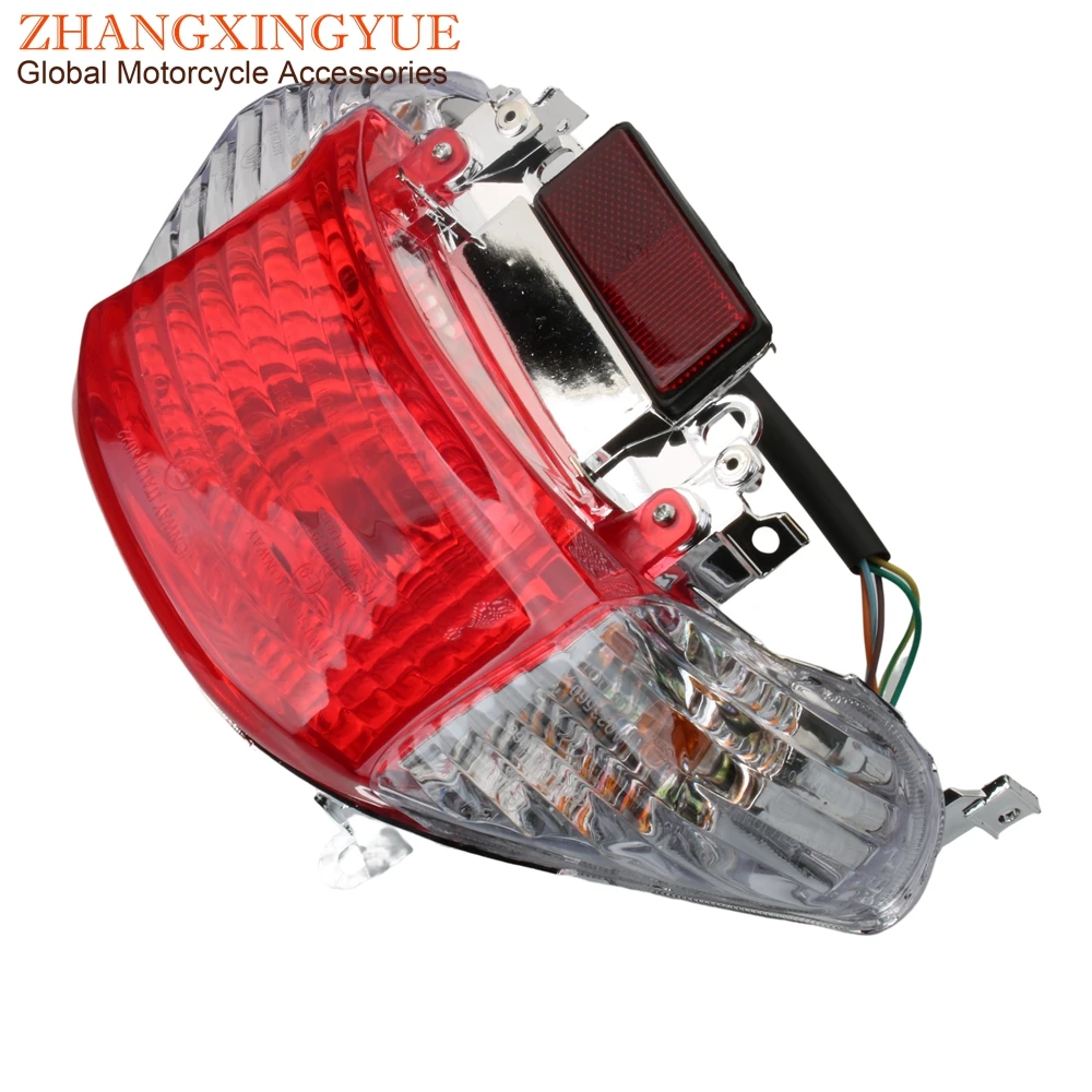 GY6 Chinese Scooter Tail Light Turn Signal Taillight Assembly For Peugeot V-Clic 50cc 4-stroke