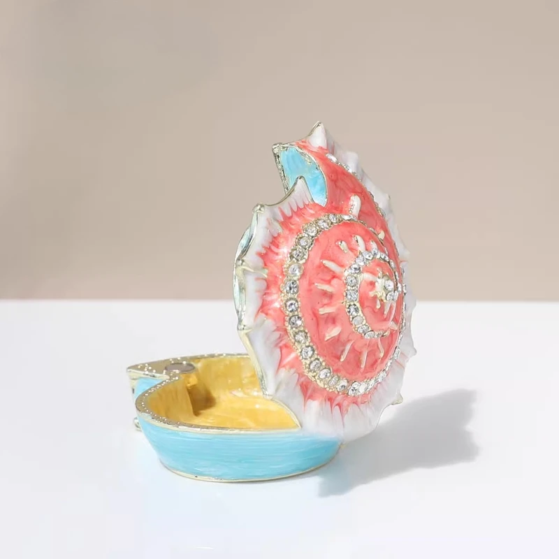 صندوق مجوهرات معدني، صناديق تخزين حلقية صغيرة فاخرة، أقراط محمولة للسفر، علبة عرض منظم المجوهرات، مستلزمات التعبئة والتغليف