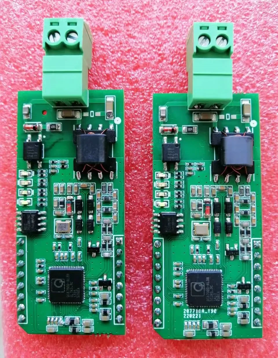 2 Pieces QCA7000/7005HomePlugGreenPHY Broadband Power Line Carrier PLC Module ISO15118