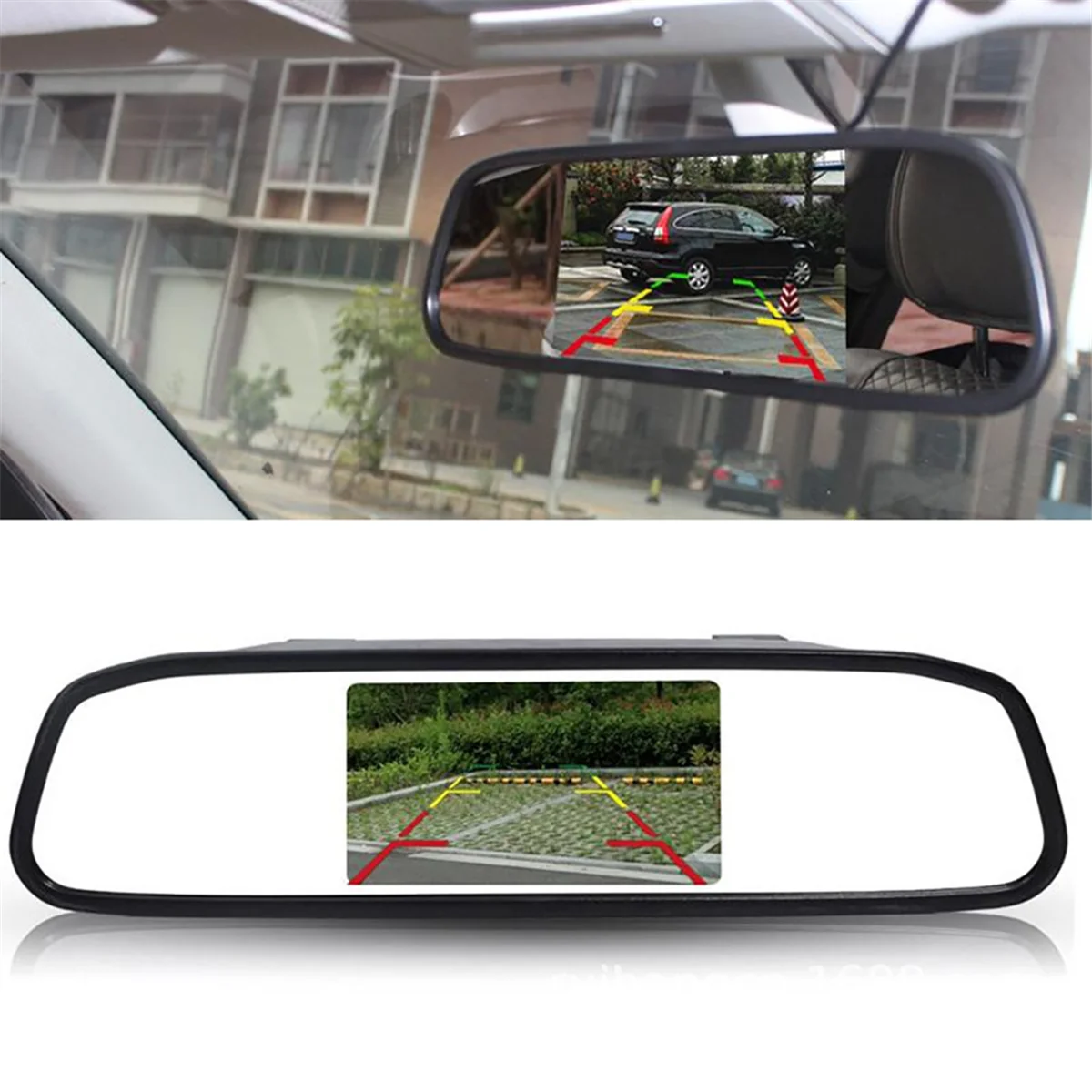 

M53K_Car LCD Mirror Monitor Parking Screen for Rear View Reversing Camera