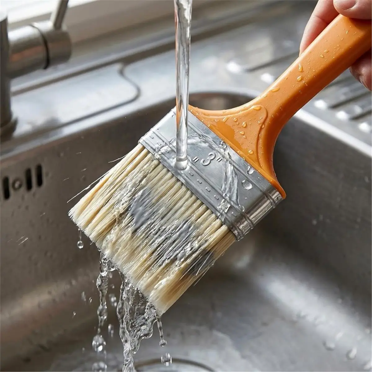 50Pcs 3-Inch Bulk Chip Paint Brushes - Ideal for Walls, Touch-Ups, Furniture & DIY Projects with Plastic Handles