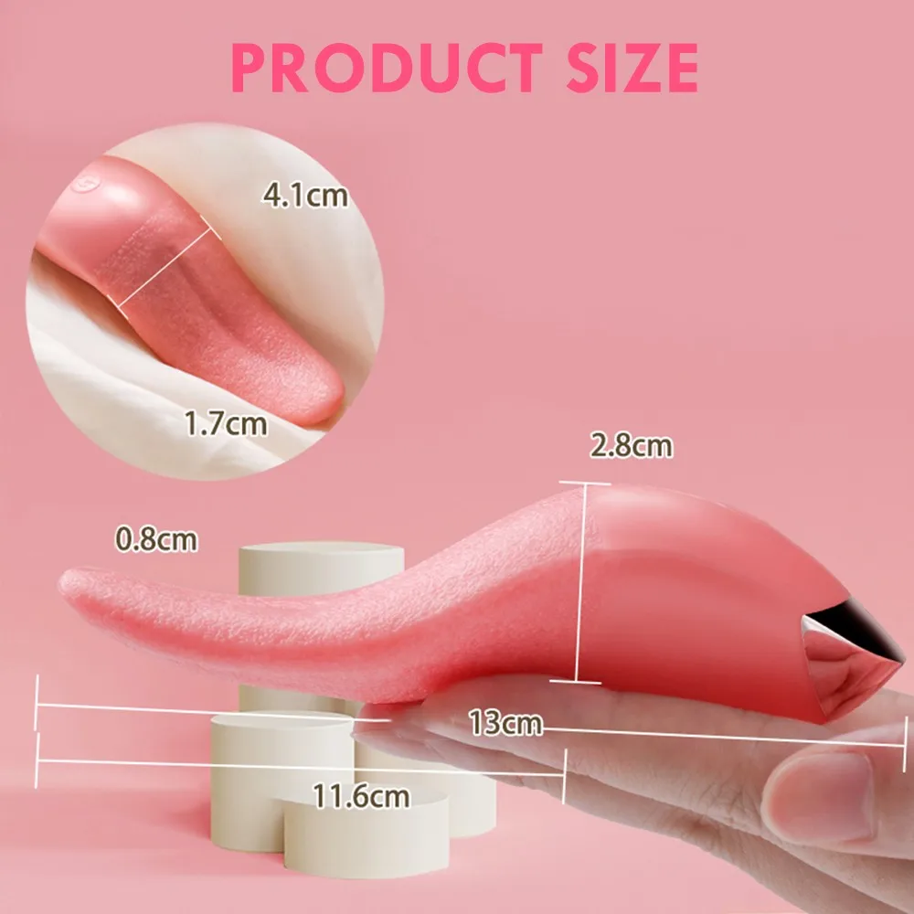 NEW Soft Tongue Blowjob Licking Vibrator For Women G-spot Clitoral Stimulator Mini Clit Mini Sex Toys for Women Couples Product